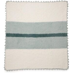Barefoot Dreams CozyChic Striped Receiving Blanket - Mint